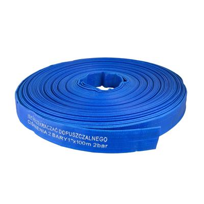 Geko PVC lapos tömlő, 1", 100m, 2bar